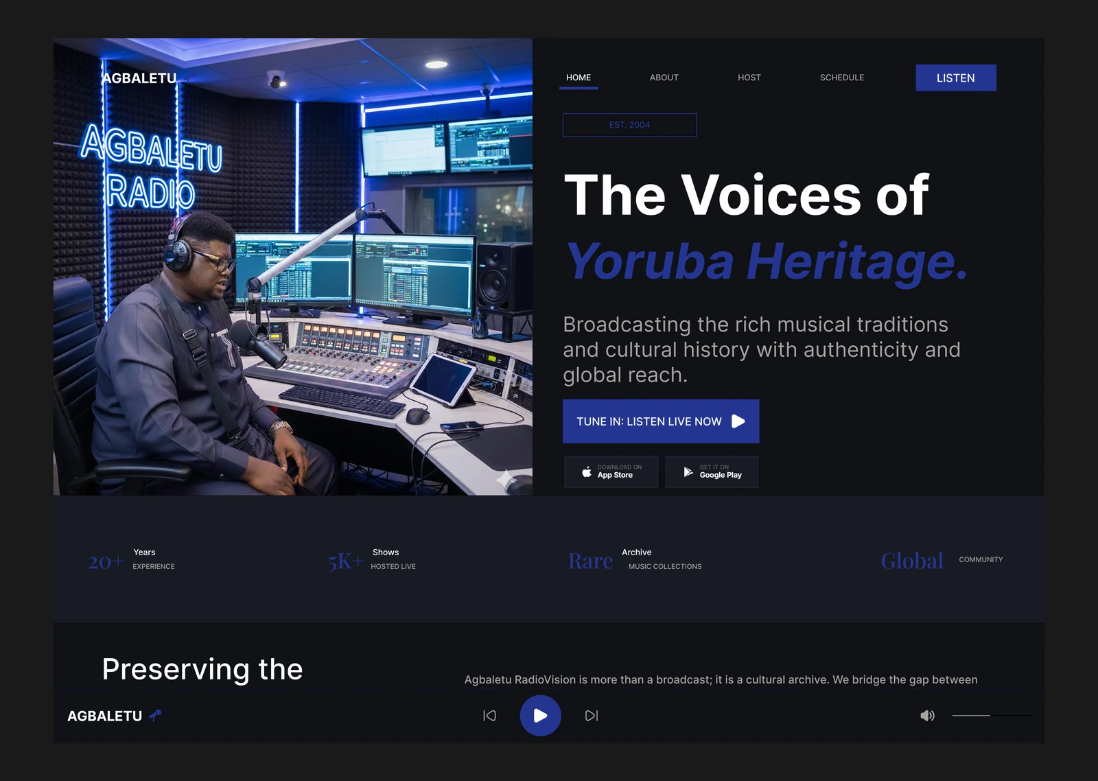 Agbaletu Radio Home