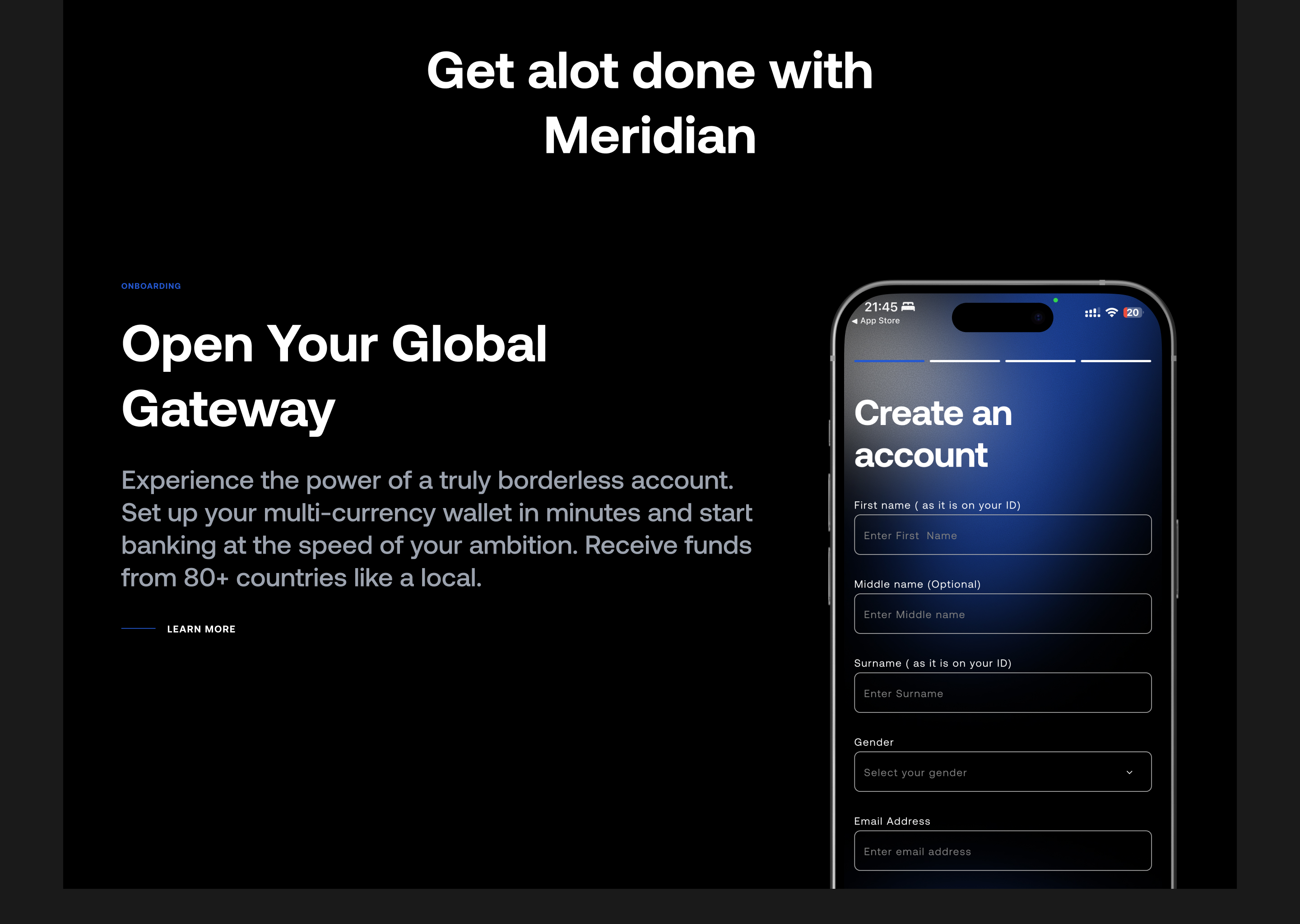 Meridian Features