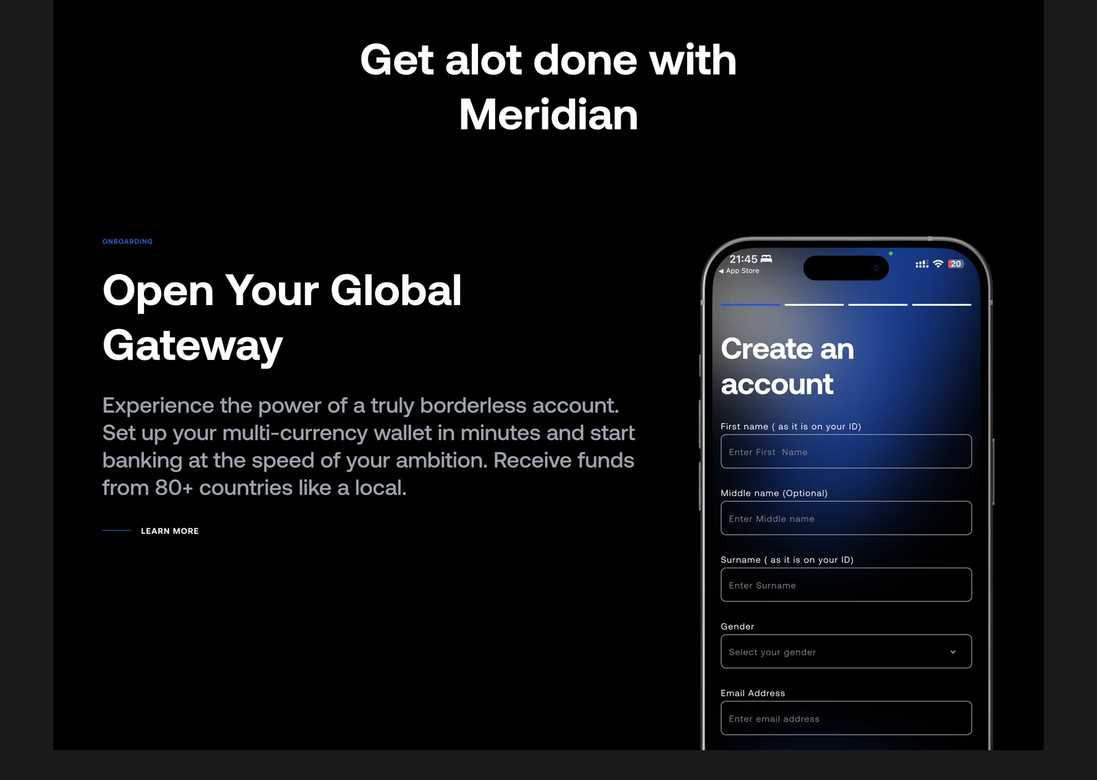 Meridian Features