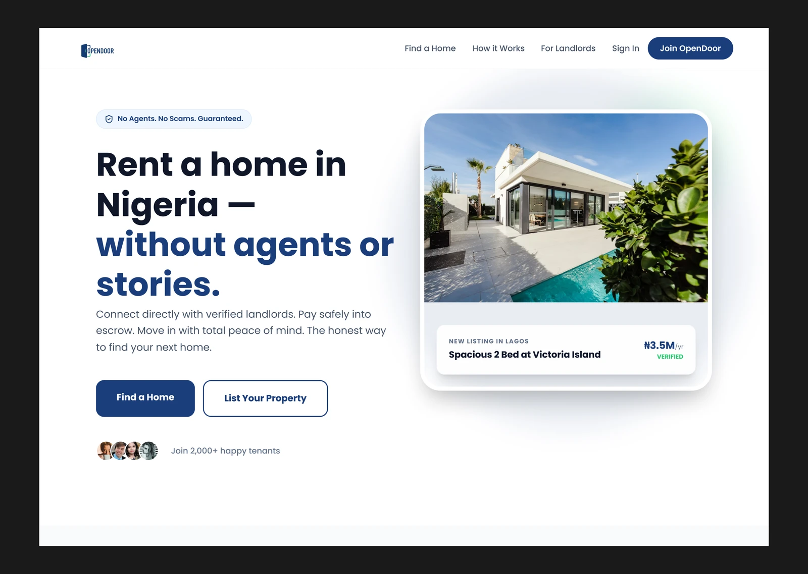 OpenDoor Home